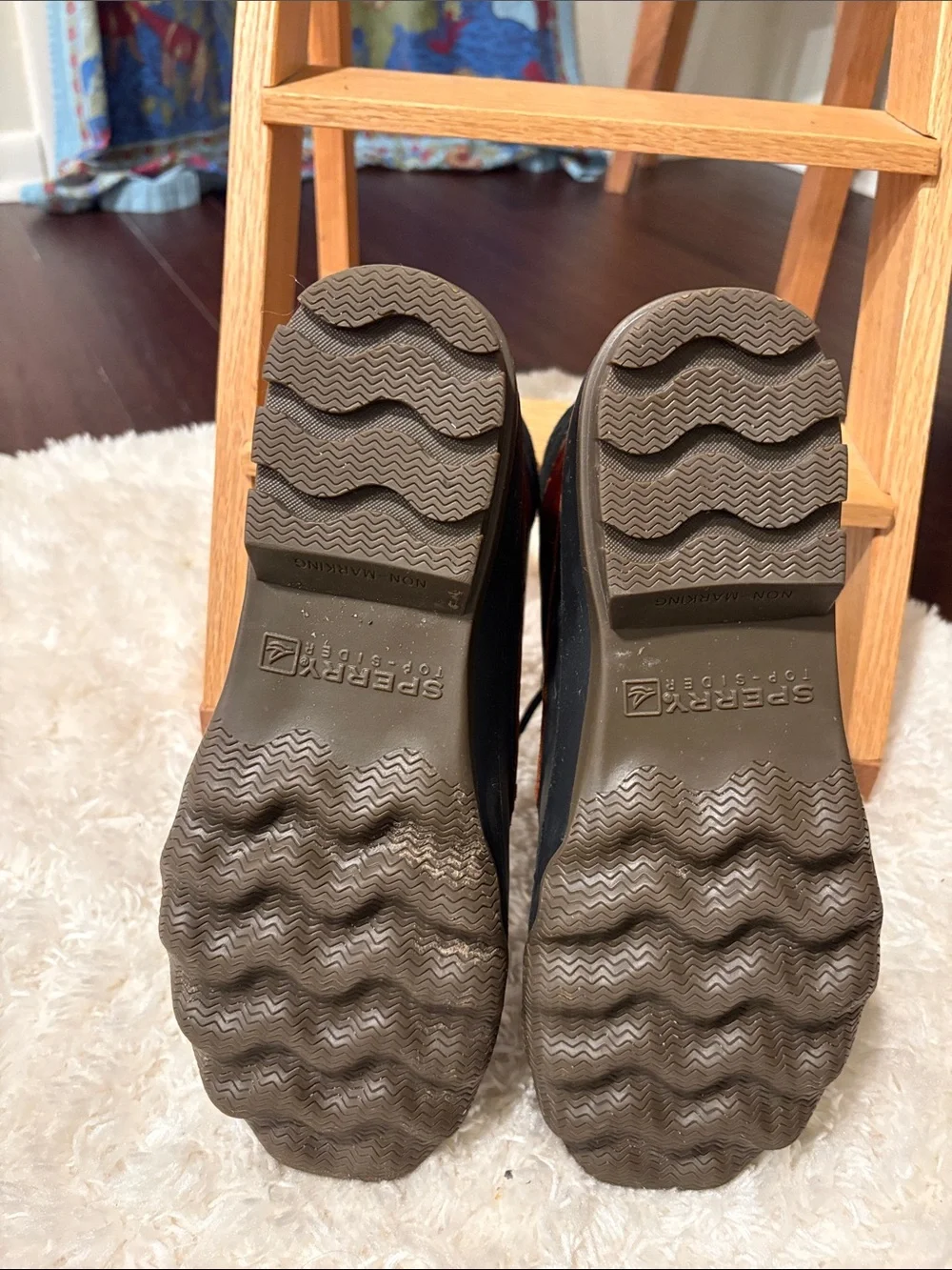 Sperry Men's Waterproof Duck Boots Size 9.5 - Brown & Black